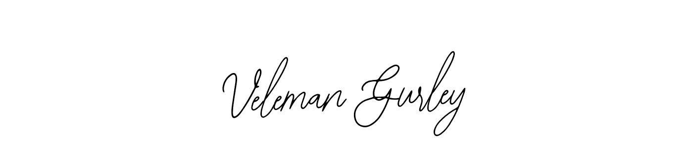 Create a beautiful signature design for name Veleman Gurley. With this signature (Bearetta-2O07w) fonts, you can make a handwritten signature for free. Veleman Gurley signature style 12 images and pictures png