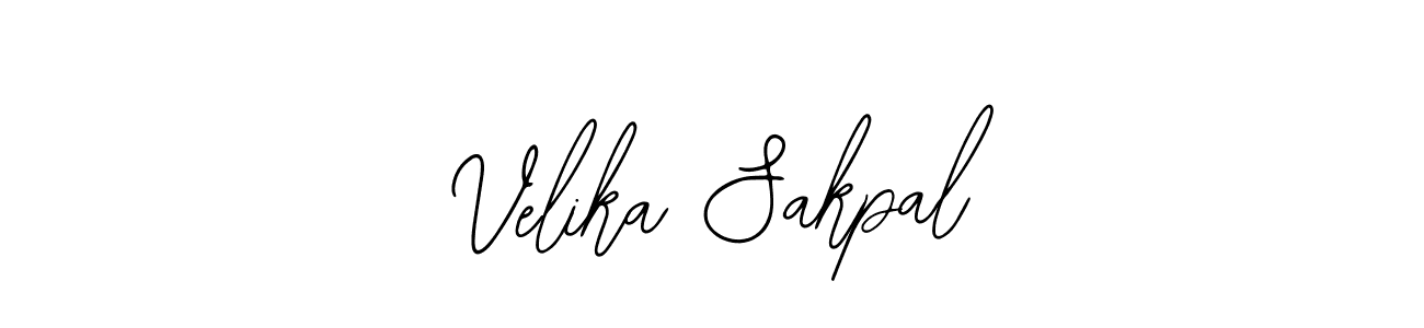 Create a beautiful signature design for name Velika Sakpal. With this signature (Bearetta-2O07w) fonts, you can make a handwritten signature for free. Velika Sakpal signature style 12 images and pictures png
