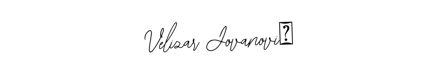 Use a signature maker to create a handwritten signature online. With this signature software, you can design (Bearetta-2O07w) your own signature for name Velizar Jovanović. Velizar Jovanović signature style 12 images and pictures png