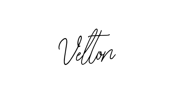 Use a signature maker to create a handwritten signature online. With this signature software, you can design (Bearetta-2O07w) your own signature for name Velton. Velton signature style 12 images and pictures png