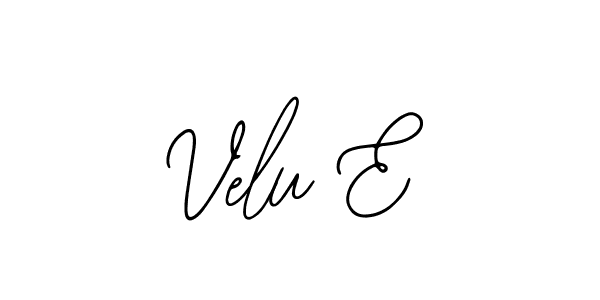 Make a beautiful signature design for name Velu E. With this signature (Bearetta-2O07w) style, you can create a handwritten signature for free. Velu E signature style 12 images and pictures png