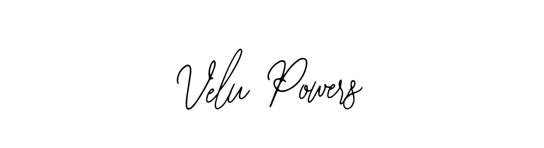 How to make Velu Powers signature? Bearetta-2O07w is a professional autograph style. Create handwritten signature for Velu Powers name. Velu Powers signature style 12 images and pictures png