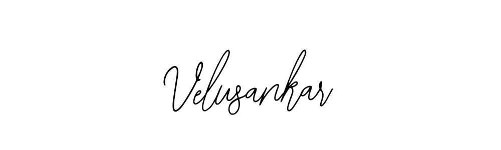 Design your own signature with our free online signature maker. With this signature software, you can create a handwritten (Bearetta-2O07w) signature for name Velusankar. Velusankar signature style 12 images and pictures png