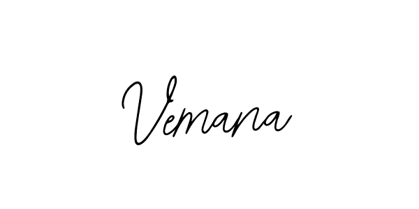 Vemana stylish signature style. Best Handwritten Sign (Bearetta-2O07w) for my name. Handwritten Signature Collection Ideas for my name Vemana. Vemana signature style 12 images and pictures png