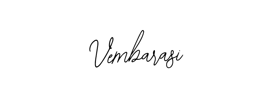 You should practise on your own different ways (Bearetta-2O07w) to write your name (Vembarasi) in signature. don't let someone else do it for you. Vembarasi signature style 12 images and pictures png