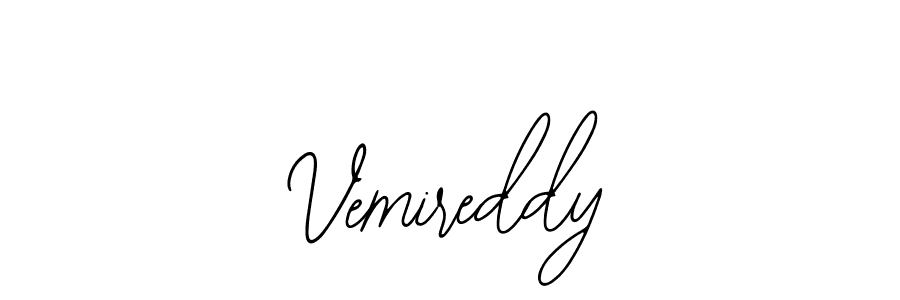 Make a beautiful signature design for name Vemireddy. With this signature (Bearetta-2O07w) style, you can create a handwritten signature for free. Vemireddy signature style 12 images and pictures png