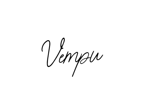 Also You can easily find your signature by using the search form. We will create Vempu name handwritten signature images for you free of cost using Bearetta-2O07w sign style. Vempu signature style 12 images and pictures png