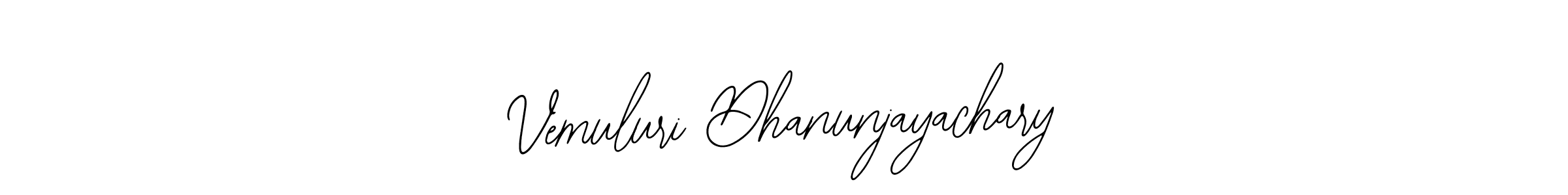 Similarly Bearetta-2O07w is the best handwritten signature design. Signature creator online .You can use it as an online autograph creator for name Vemuluri Dhanunjayachary. Vemuluri Dhanunjayachary signature style 12 images and pictures png