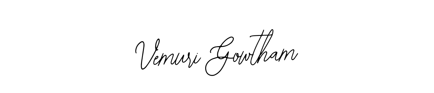 You can use this online signature creator to create a handwritten signature for the name Vemuri Gowtham. This is the best online autograph maker. Vemuri Gowtham signature style 12 images and pictures png