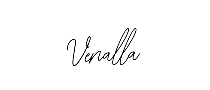 How to make Venalla name signature. Use Bearetta-2O07w style for creating short signs online. This is the latest handwritten sign. Venalla signature style 12 images and pictures png