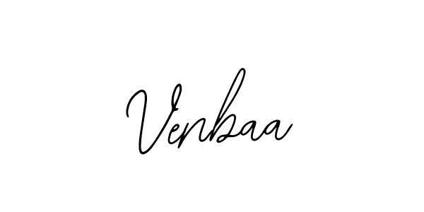 How to make Venbaa name signature. Use Bearetta-2O07w style for creating short signs online. This is the latest handwritten sign. Venbaa signature style 12 images and pictures png