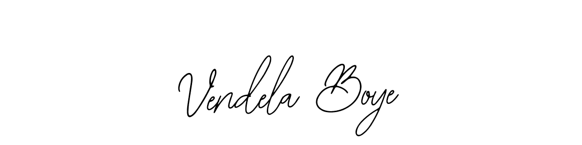 Use a signature maker to create a handwritten signature online. With this signature software, you can design (Bearetta-2O07w) your own signature for name Vendela Boye. Vendela Boye signature style 12 images and pictures png