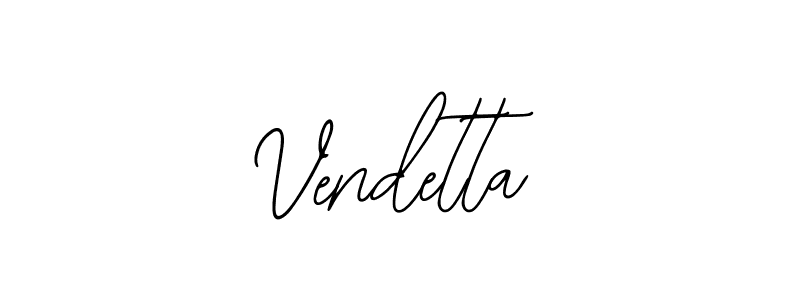 Vendetta stylish signature style. Best Handwritten Sign (Bearetta-2O07w) for my name. Handwritten Signature Collection Ideas for my name Vendetta. Vendetta signature style 12 images and pictures png