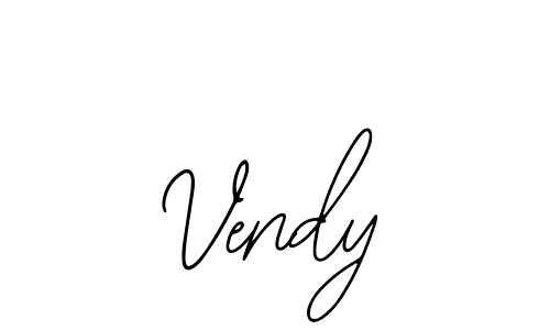 Design your own signature with our free online signature maker. With this signature software, you can create a handwritten (Bearetta-2O07w) signature for name Vendy. Vendy signature style 12 images and pictures png