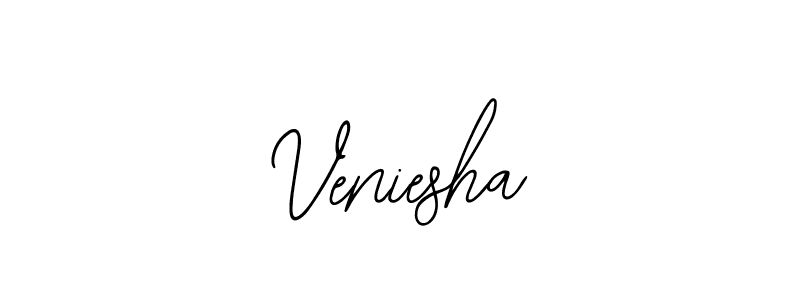You should practise on your own different ways (Bearetta-2O07w) to write your name (Veniesha) in signature. don't let someone else do it for you. Veniesha signature style 12 images and pictures png