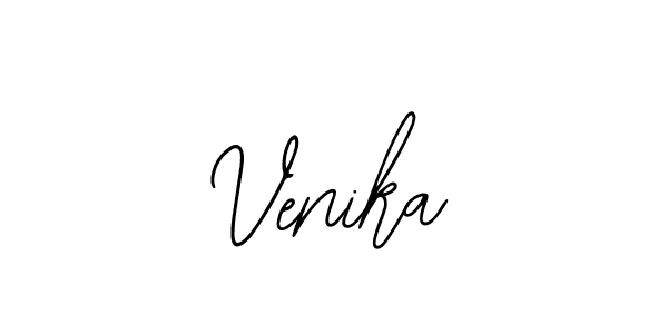 Design your own signature with our free online signature maker. With this signature software, you can create a handwritten (Bearetta-2O07w) signature for name Venika. Venika signature style 12 images and pictures png