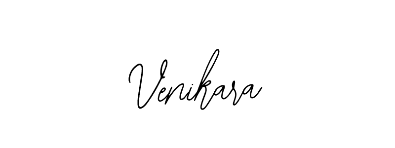 How to make Venikara name signature. Use Bearetta-2O07w style for creating short signs online. This is the latest handwritten sign. Venikara signature style 12 images and pictures png