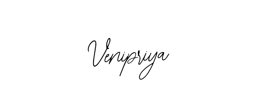 Use a signature maker to create a handwritten signature online. With this signature software, you can design (Bearetta-2O07w) your own signature for name Venipriya. Venipriya signature style 12 images and pictures png