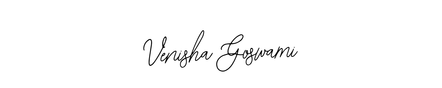 Venisha Goswami stylish signature style. Best Handwritten Sign (Bearetta-2O07w) for my name. Handwritten Signature Collection Ideas for my name Venisha Goswami. Venisha Goswami signature style 12 images and pictures png