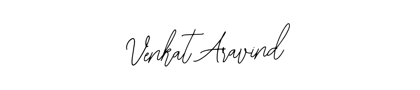 Use a signature maker to create a handwritten signature online. With this signature software, you can design (Bearetta-2O07w) your own signature for name Venkat Aravind. Venkat Aravind signature style 12 images and pictures png