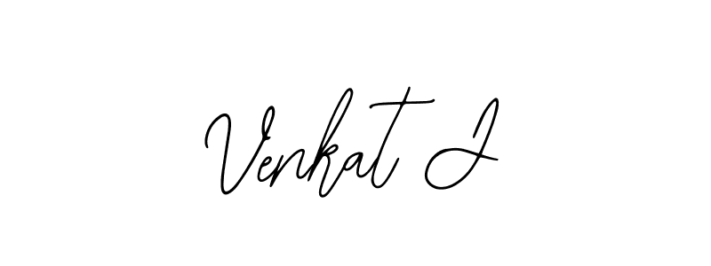 The best way (Bearetta-2O07w) to make a short signature is to pick only two or three words in your name. The name Venkat J include a total of six letters. For converting this name. Venkat J signature style 12 images and pictures png