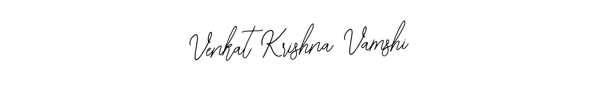 Make a beautiful signature design for name Venkat Krishna Vamshi. With this signature (Bearetta-2O07w) style, you can create a handwritten signature for free. Venkat Krishna Vamshi signature style 12 images and pictures png