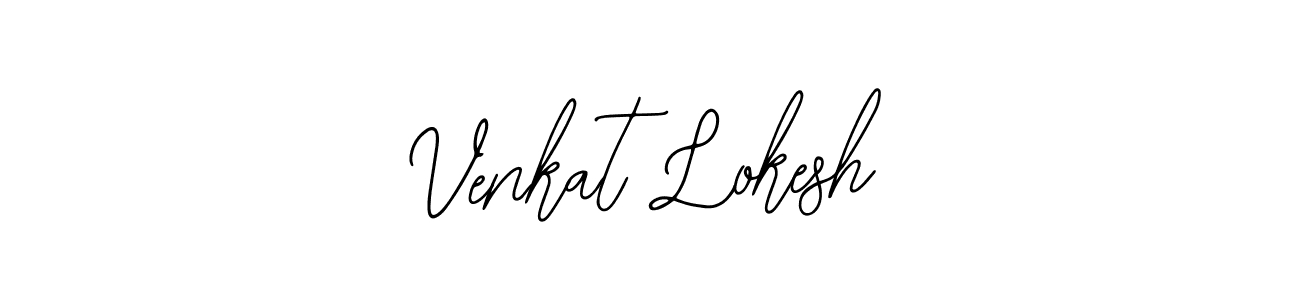 Design your own signature with our free online signature maker. With this signature software, you can create a handwritten (Bearetta-2O07w) signature for name Venkat Lokesh. Venkat Lokesh signature style 12 images and pictures png