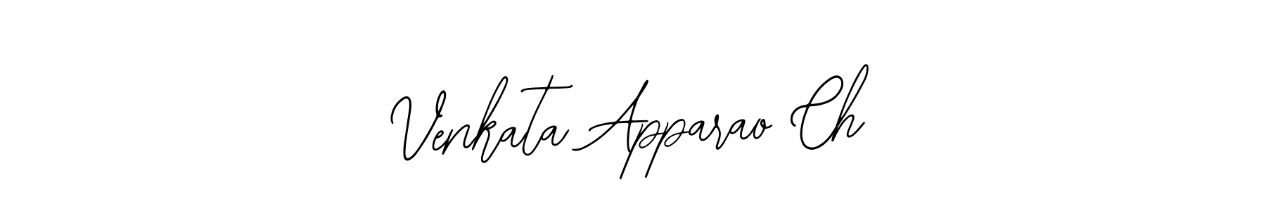 Create a beautiful signature design for name Venkata Apparao Ch. With this signature (Bearetta-2O07w) fonts, you can make a handwritten signature for free. Venkata Apparao Ch signature style 12 images and pictures png