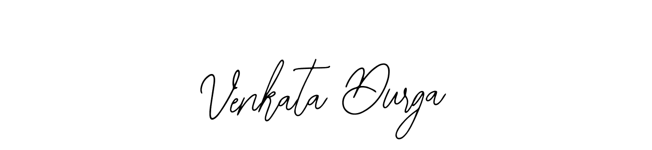 How to make Venkata Durga name signature. Use Bearetta-2O07w style for creating short signs online. This is the latest handwritten sign. Venkata Durga signature style 12 images and pictures png