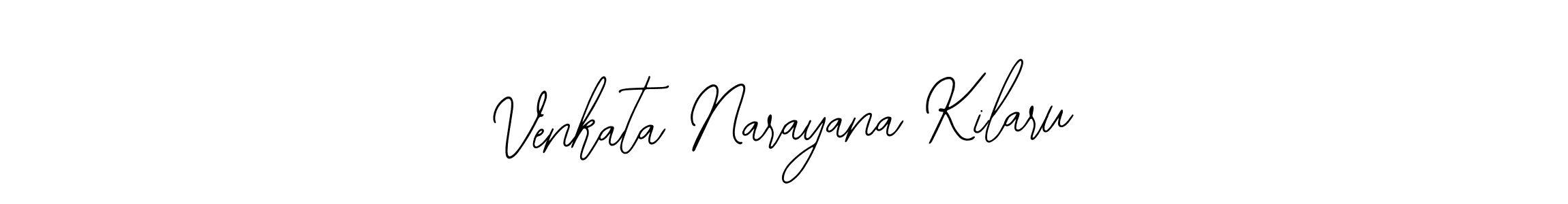 How to Draw Venkata Narayana Kilaru signature style? Bearetta-2O07w is a latest design signature styles for name Venkata Narayana Kilaru. Venkata Narayana Kilaru signature style 12 images and pictures png