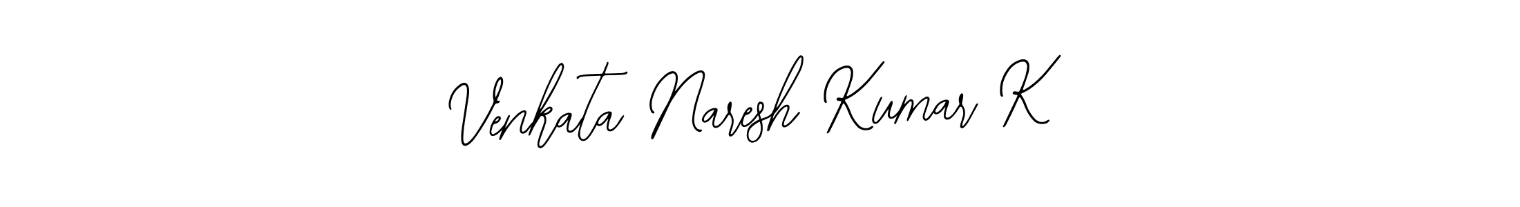 Also we have Venkata Naresh Kumar K name is the best signature style. Create professional handwritten signature collection using Bearetta-2O07w autograph style. Venkata Naresh Kumar K signature style 12 images and pictures png