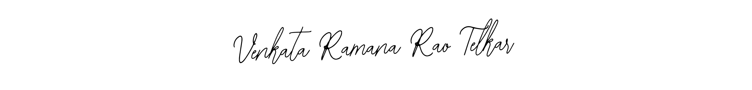 Create a beautiful signature design for name Venkata Ramana Rao Telkar. With this signature (Bearetta-2O07w) fonts, you can make a handwritten signature for free. Venkata Ramana Rao Telkar signature style 12 images and pictures png