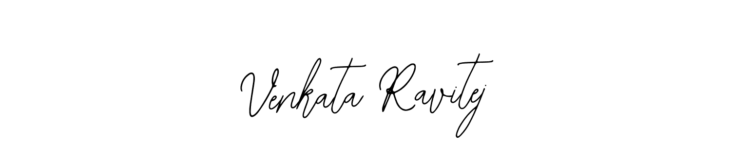 How to make Venkata Ravitej name signature. Use Bearetta-2O07w style for creating short signs online. This is the latest handwritten sign. Venkata Ravitej signature style 12 images and pictures png