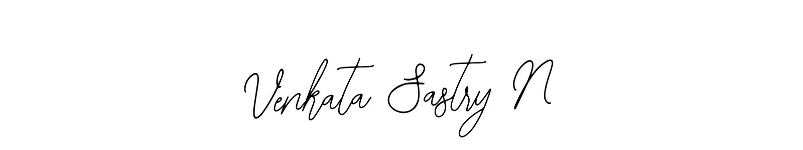 How to make Venkata Sastry N name signature. Use Bearetta-2O07w style for creating short signs online. This is the latest handwritten sign. Venkata Sastry N signature style 12 images and pictures png
