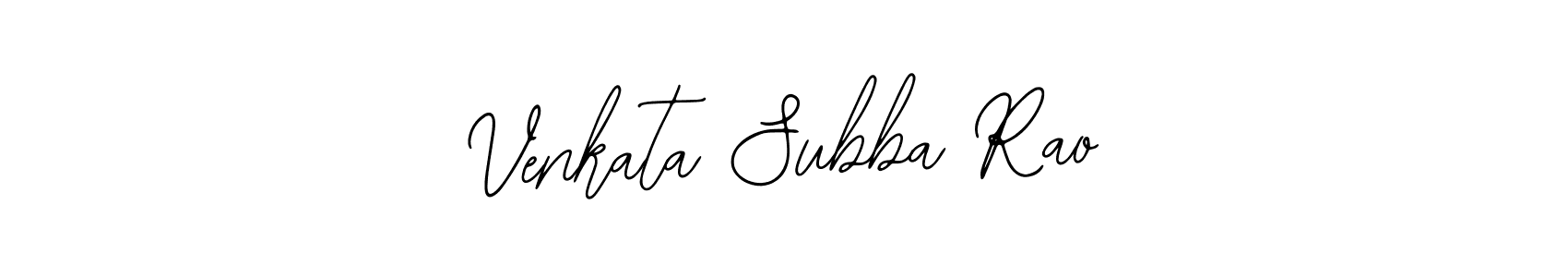 Create a beautiful signature design for name Venkata Subba Rao. With this signature (Bearetta-2O07w) fonts, you can make a handwritten signature for free. Venkata Subba Rao signature style 12 images and pictures png