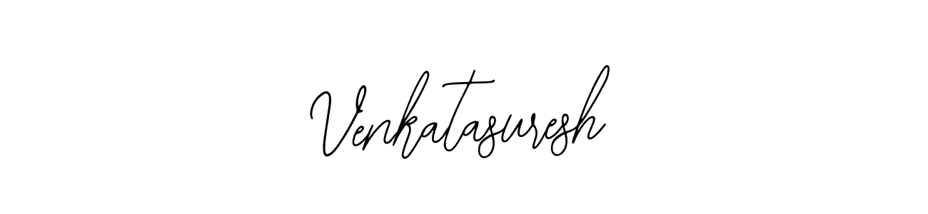 Use a signature maker to create a handwritten signature online. With this signature software, you can design (Bearetta-2O07w) your own signature for name Venkatasuresh. Venkatasuresh signature style 12 images and pictures png