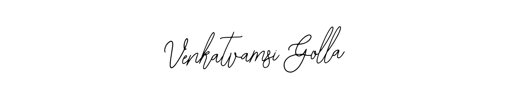 Use a signature maker to create a handwritten signature online. With this signature software, you can design (Bearetta-2O07w) your own signature for name Venkatvamsi Golla. Venkatvamsi Golla signature style 12 images and pictures png