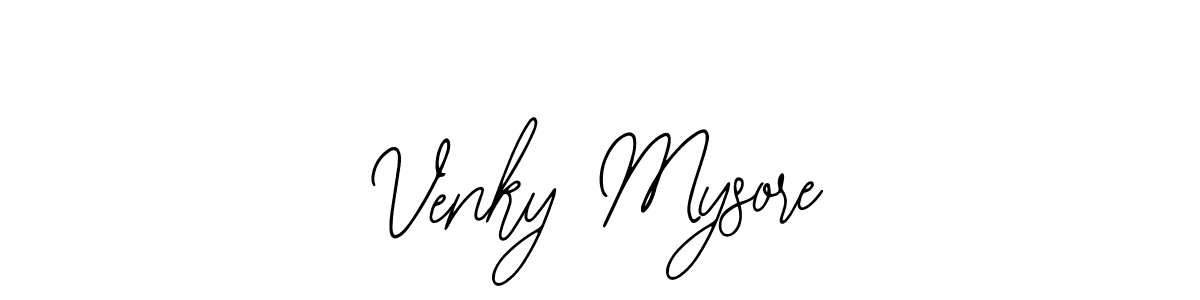 Create a beautiful signature design for name Venky Mysore. With this signature (Bearetta-2O07w) fonts, you can make a handwritten signature for free. Venky Mysore signature style 12 images and pictures png