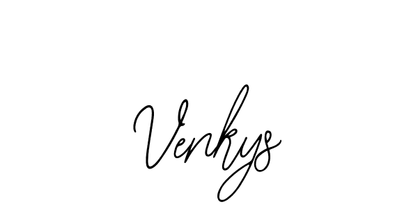 Make a beautiful signature design for name Venkys. With this signature (Bearetta-2O07w) style, you can create a handwritten signature for free. Venkys signature style 12 images and pictures png