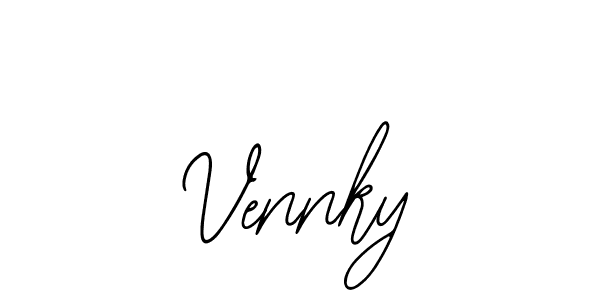 Also we have Vennky name is the best signature style. Create professional handwritten signature collection using Bearetta-2O07w autograph style. Vennky signature style 12 images and pictures png