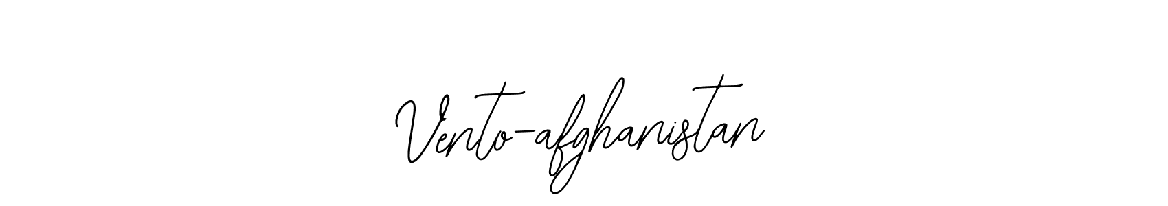 How to make Vento-afghanistan signature? Bearetta-2O07w is a professional autograph style. Create handwritten signature for Vento-afghanistan name. Vento-afghanistan signature style 12 images and pictures png