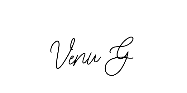 It looks lik you need a new signature style for name Venu G. Design unique handwritten (Bearetta-2O07w) signature with our free signature maker in just a few clicks. Venu G signature style 12 images and pictures png