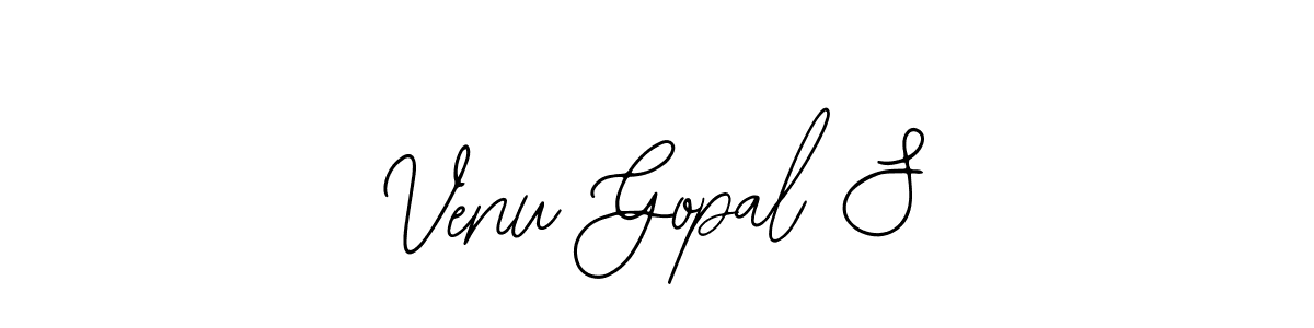 The best way (Bearetta-2O07w) to make a short signature is to pick only two or three words in your name. The name Venu Gopal S include a total of six letters. For converting this name. Venu Gopal S signature style 12 images and pictures png