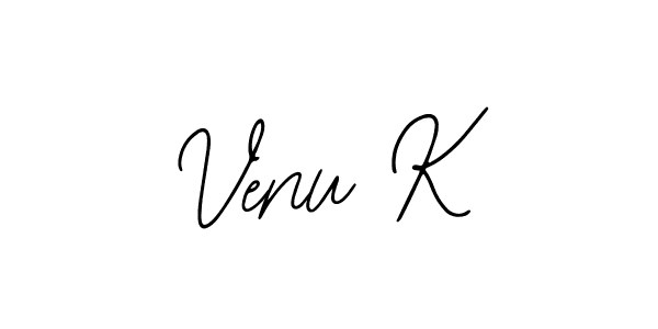 Use a signature maker to create a handwritten signature online. With this signature software, you can design (Bearetta-2O07w) your own signature for name Venu K. Venu K signature style 12 images and pictures png