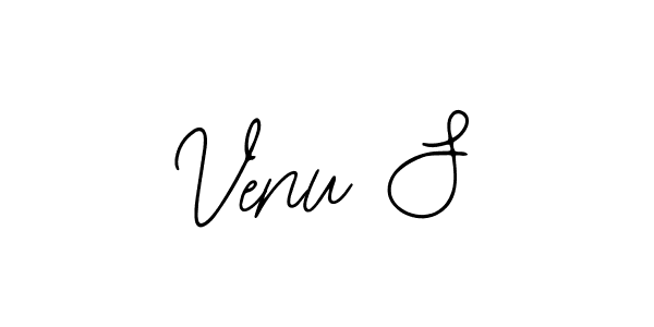 Make a beautiful signature design for name Venu S. With this signature (Bearetta-2O07w) style, you can create a handwritten signature for free. Venu S signature style 12 images and pictures png