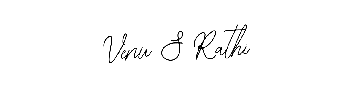 How to make Venu S Rathi name signature. Use Bearetta-2O07w style for creating short signs online. This is the latest handwritten sign. Venu S Rathi signature style 12 images and pictures png