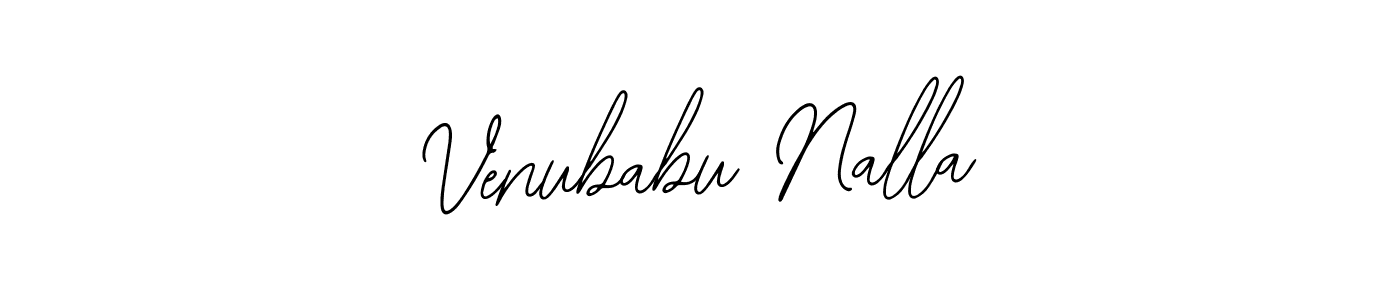 You should practise on your own different ways (Bearetta-2O07w) to write your name (Venubabu Nalla) in signature. don't let someone else do it for you. Venubabu Nalla signature style 12 images and pictures png