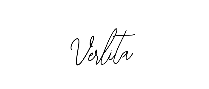 Use a signature maker to create a handwritten signature online. With this signature software, you can design (Bearetta-2O07w) your own signature for name Verlita. Verlita signature style 12 images and pictures png