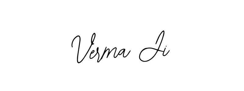 You should practise on your own different ways (Bearetta-2O07w) to write your name (Verma Ji) in signature. don't let someone else do it for you. Verma Ji signature style 12 images and pictures png