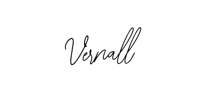 You should practise on your own different ways (Bearetta-2O07w) to write your name (Vernall) in signature. don't let someone else do it for you. Vernall signature style 12 images and pictures png